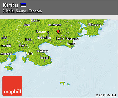 Physical 3D Map of Kiritu