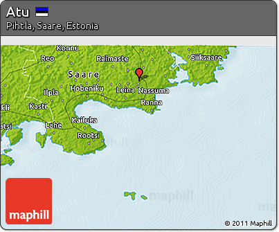 Physical 3D Map of Atu