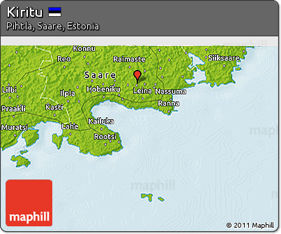 Physical 3D Map of Kiritu