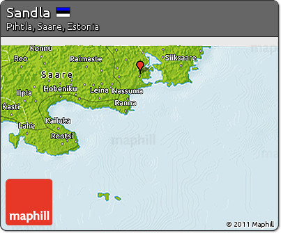 Physical 3D Map of Sandla