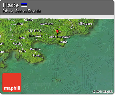 Satellite 3D Map of Iilaste