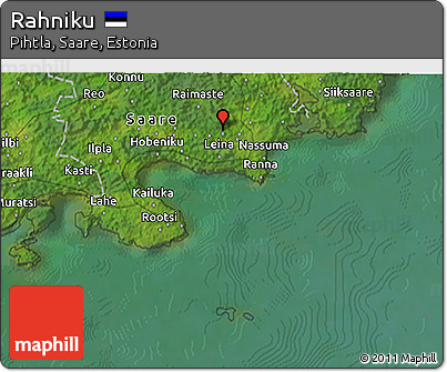 Satellite 3D Map of Rahniku
