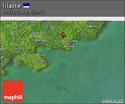 Satellite 3D Map of Iilaste