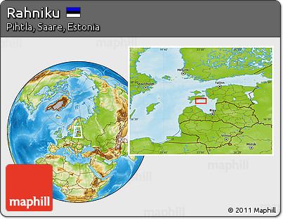 Physical Location Map of Rahniku