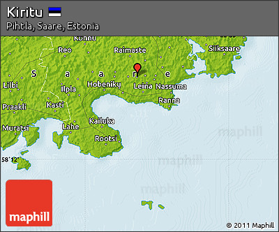 Physical Map of Kiritu