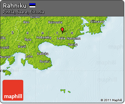 Physical Map of Rahniku