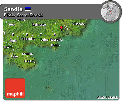Satellite Map of Sandla