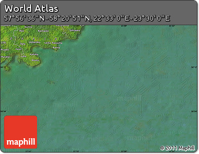 Satellite Map of the Area around 58° 8' 44" N, 23° 1' 29" E