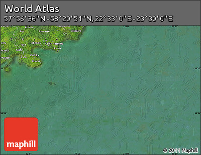 Satellite Map of the Area around 58° 8' 44" N, 23° 1' 29" E