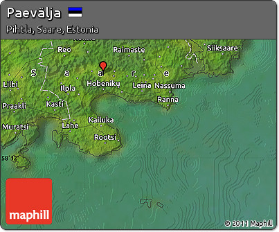 Satellite Map of Paevälja