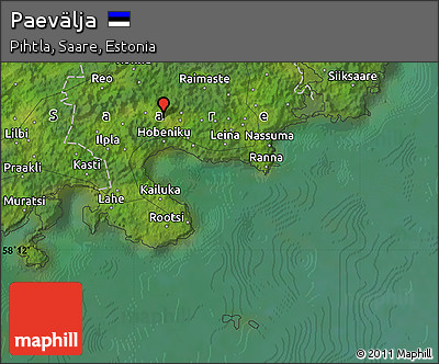 Satellite Map of Paevälja