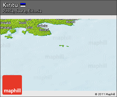 Physical Panoramic Map of Kiritu