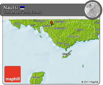Physical 3D Map of Nautsi
