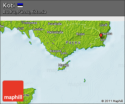 Physical 3D Map of Koti