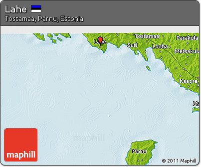 Physical 3D Map of Lahe