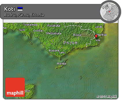 Satellite 3D Map of Koti