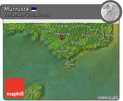 Satellite 3D Map of Murruste