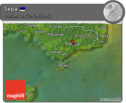 Satellite 3D Map of Sepa