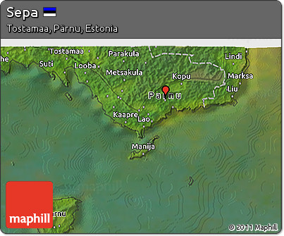 Satellite 3D Map of Sepa