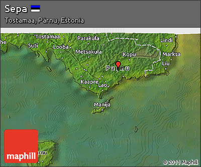 Satellite 3D Map of Sepa