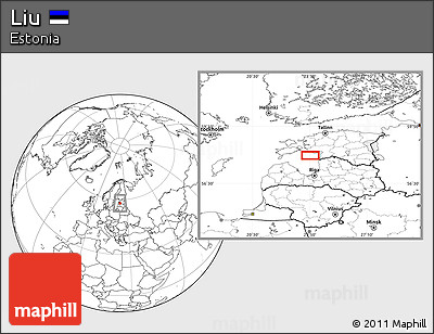 Blank Location Map of Liu