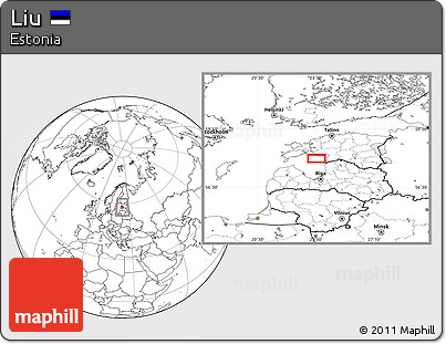 Blank Location Map of Liu
