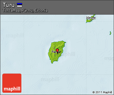Physical Map of Turu