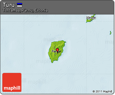 Physical Map of Turu