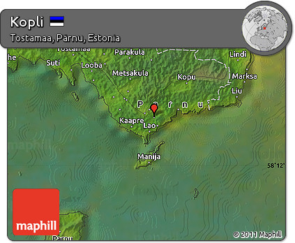 Satellite Map of Kopli