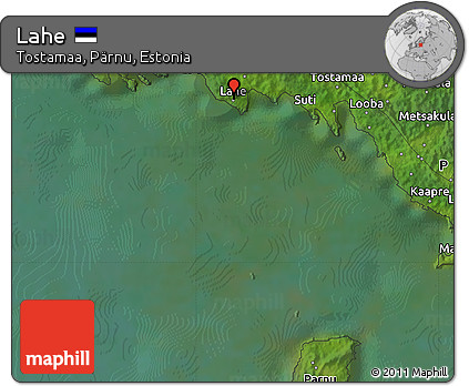 Satellite Map of Lahe
