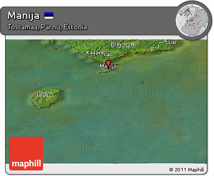 Satellite Panoramic Map of Manija