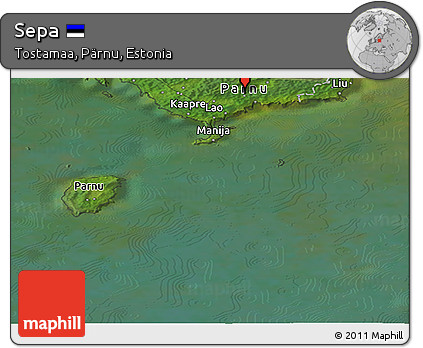 Satellite Panoramic Map of Sepa