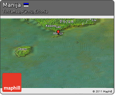 Satellite Panoramic Map of Manija
