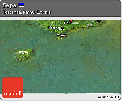 Satellite Panoramic Map of Sepa