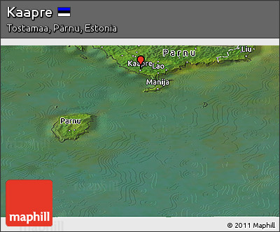 Satellite Panoramic Map of Kaapre