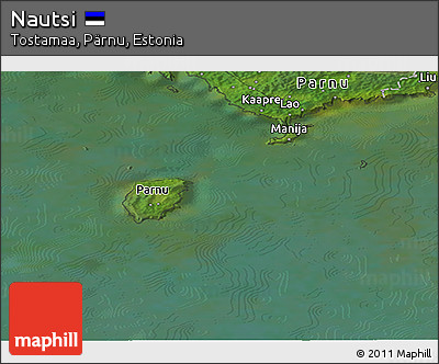 Satellite Panoramic Map of Nautsi