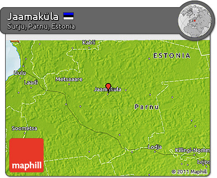 Physical 3D Map of Jaamaküla
