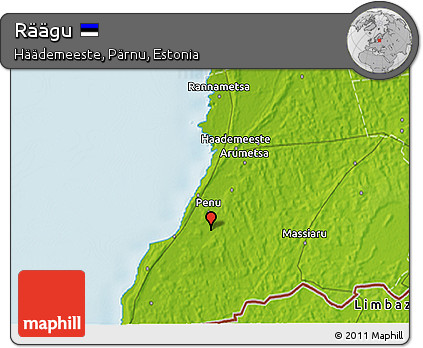 Physical 3D Map of Räägu