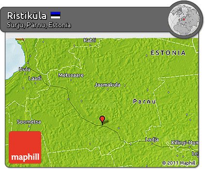 Physical 3D Map of Ristiküla
