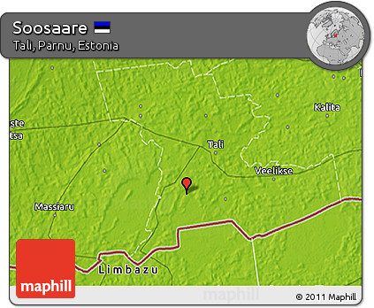 Physical 3D Map of Soosaare