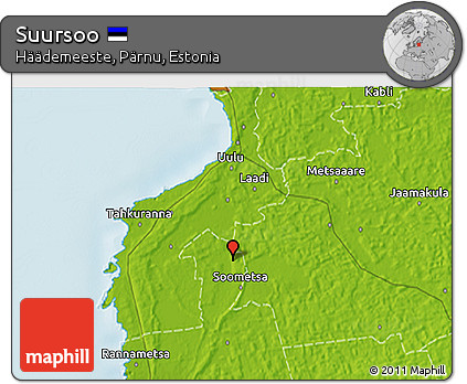 Physical 3D Map of Suursoo