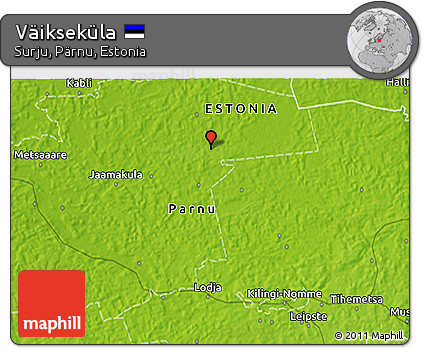Physical 3D Map of Väikseküla