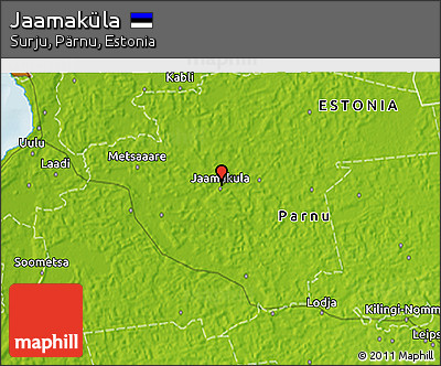 Physical 3D Map of Jaamaküla