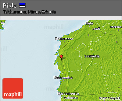 Physical 3D Map of Pikla
