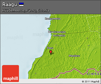 Physical 3D Map of Räägu