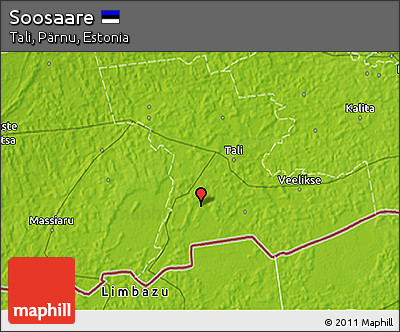 Physical 3D Map of Soosaare