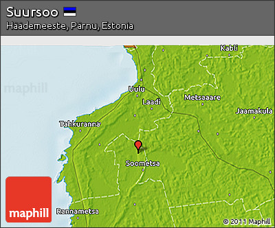 Physical 3D Map of Suursoo