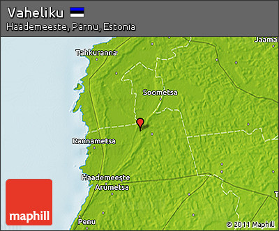 Physical 3D Map of Vaheliku