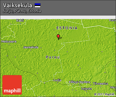 Physical 3D Map of Väikseküla