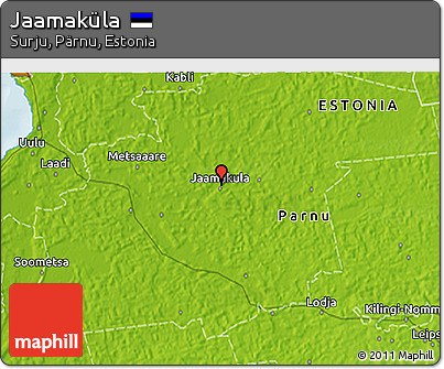 Physical 3D Map of Jaamaküla